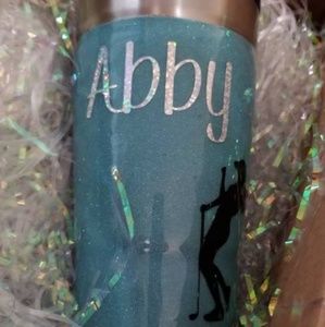 Personalized Glitter Tumbler